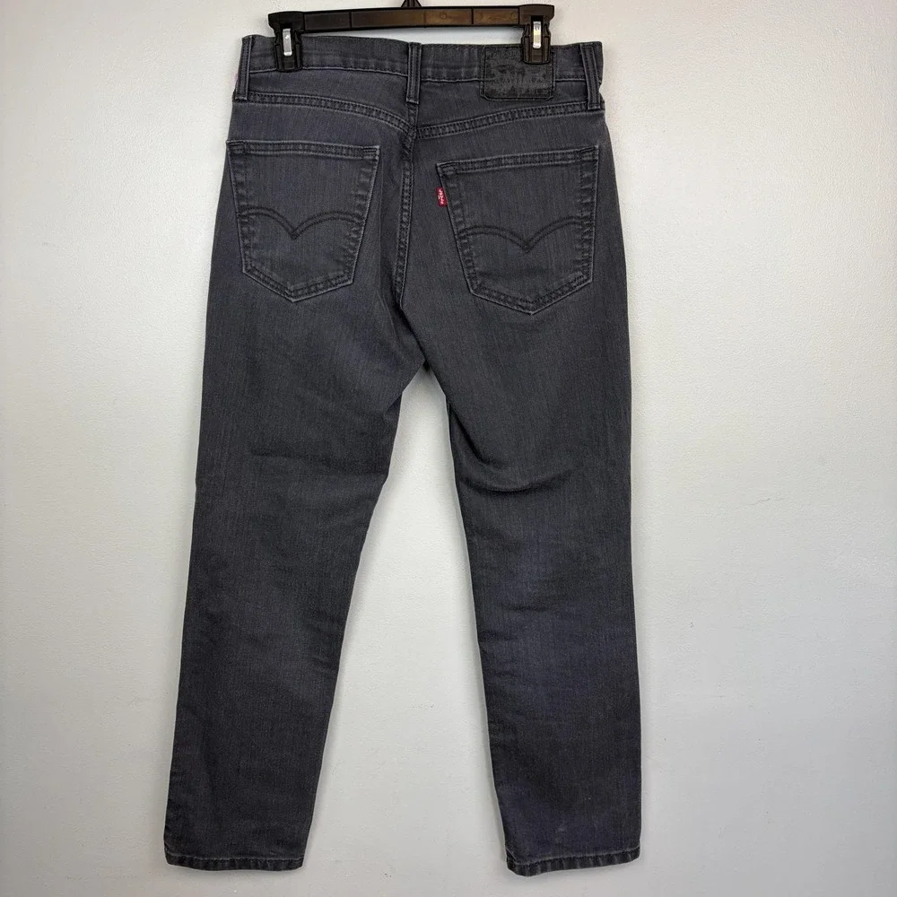 Levi's 541 Jeans Mens 30x30 Gray Athletic Taper Stretch Denim‎ Pants Casual